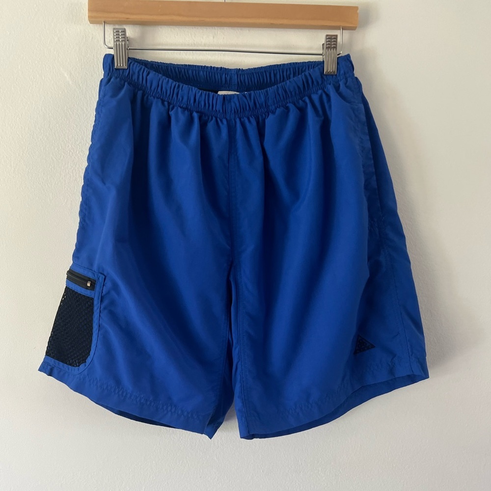 Nike ACG Blue‎ Nylon Lined Hiking Gorpcore Athletic Shorts Size Large
